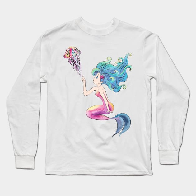 MerMazing Long Sleeve T-Shirt by Gingerlique